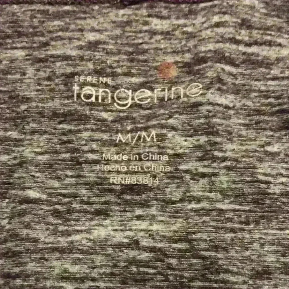 Tangerine Serene Active Jacket Full Zip Plum Size Medium - Picture 3 of 6